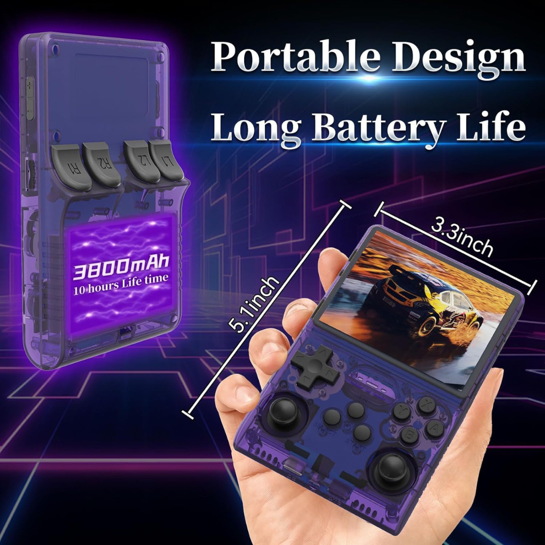 Portable video game console with IPS screen, +10,000 games and +20 emulators