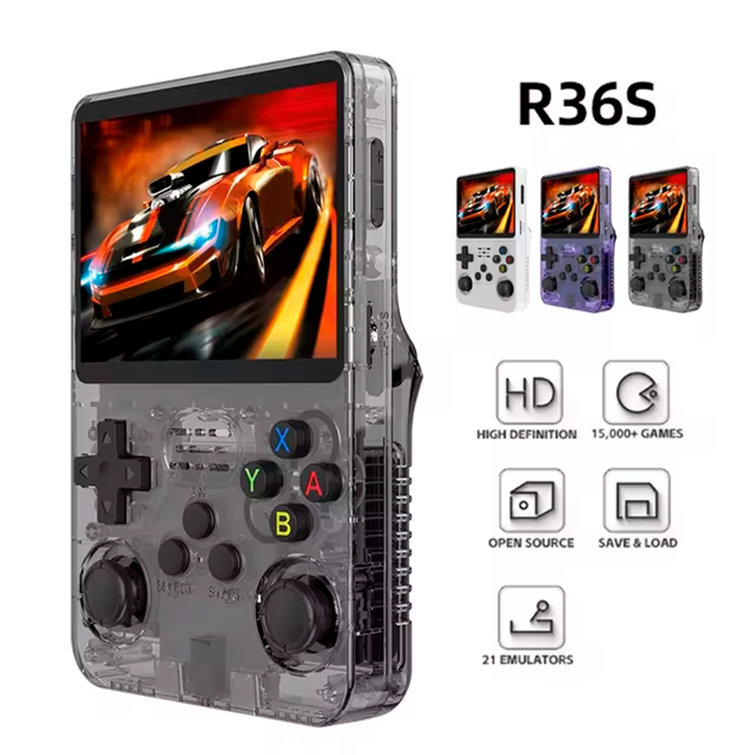 Portable video game console with IPS screen, +10,000 games and +20 emulators